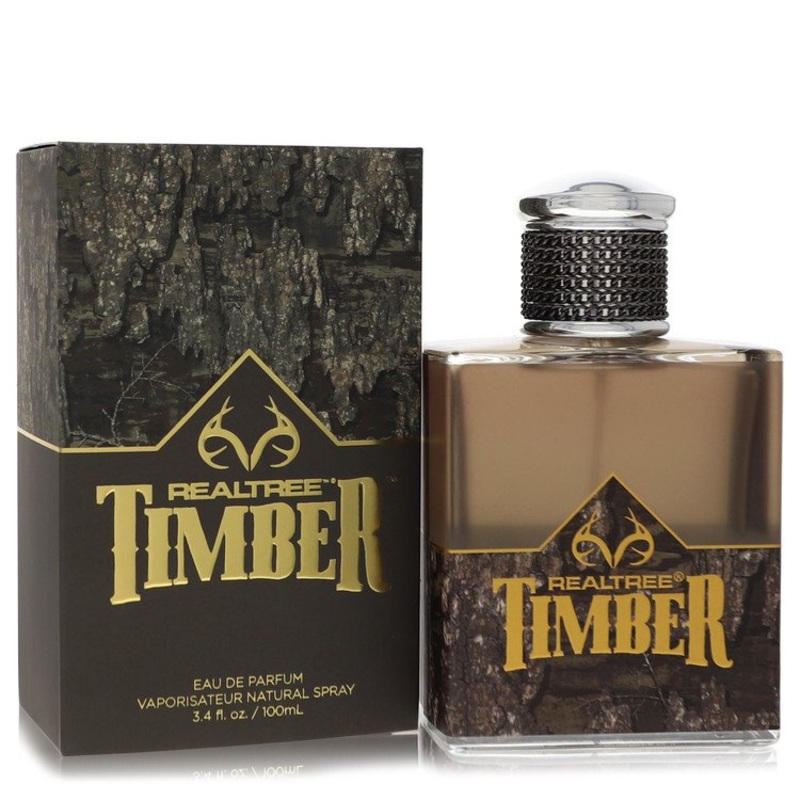 Realtree Timber by Jordan Outdoor For Men Eau De Parfum Spray 3.4 oz