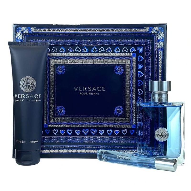 Versace Pour Homme 3 Piece Gift Set by Gianni Versace for Men