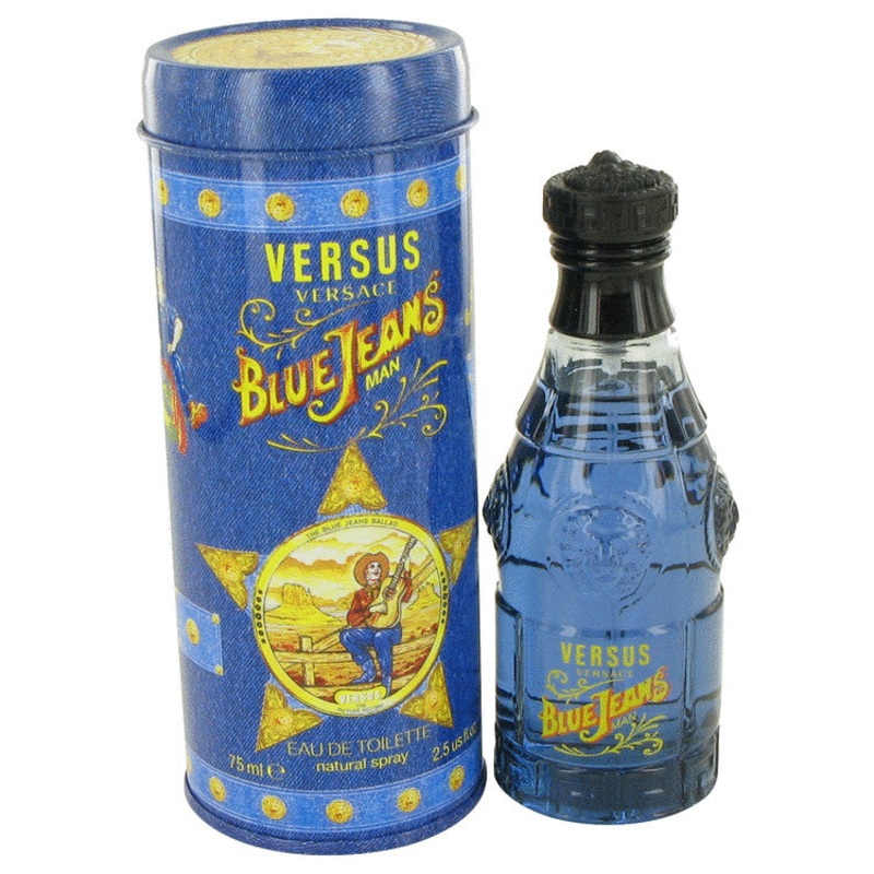 Blue Jeans by Versace For Men Eau De Toilette Spray (New Packaging) 2.5 oz