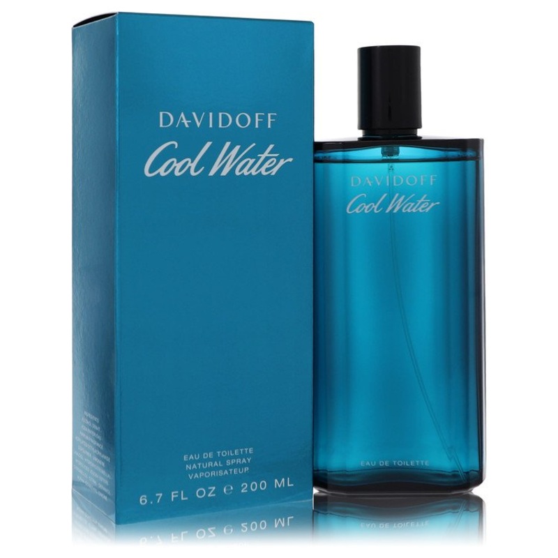 Cool Water by Davidoff Eau De Toilette Spray 6.7 oz for Men - Premium Designer Fragrance