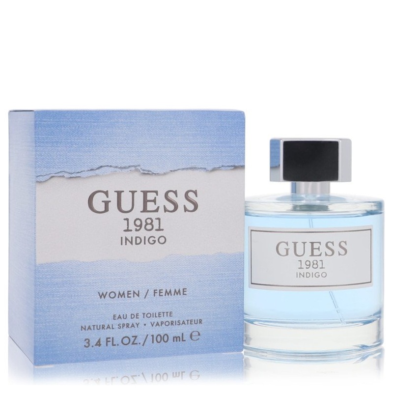 Guess 1981 Indigo by Guess Eau De Toilette Spray 3.4 oz for Women - Premium Designer Fragrance