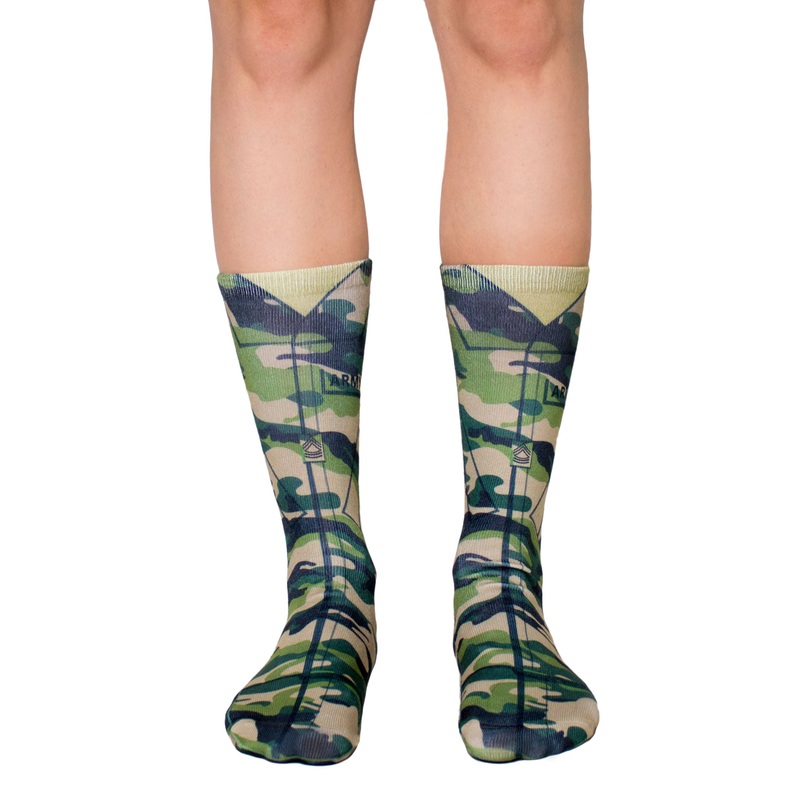 Living Royal Army Crew Socks Model No. 7215C - 1 Pair