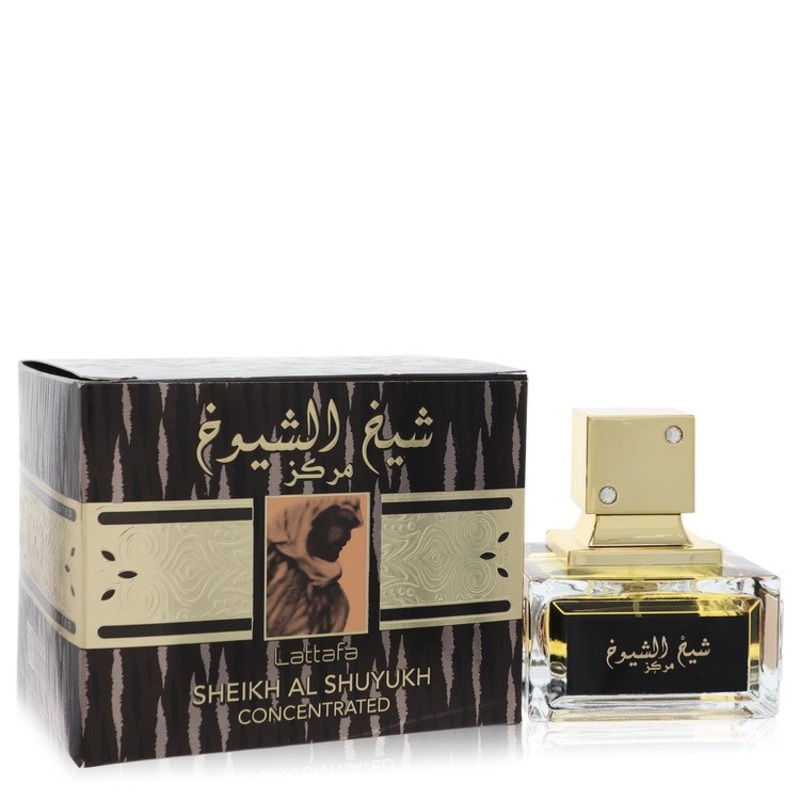 Lattafa Sheikh Al Shuyukh by Lattafa Eau De Parfum Spray Concentrated (Unisex) 3.4 oz for Men - Premium Designer Fragrance