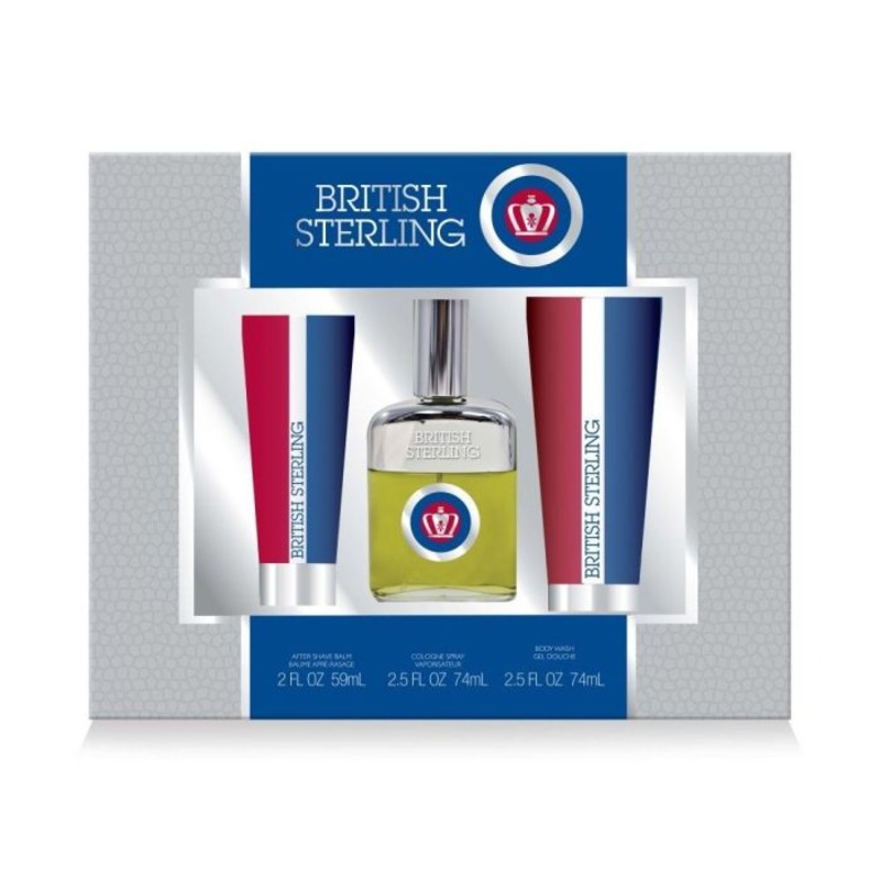 British Sterling 3 Pc Gift Set by Dana for Men