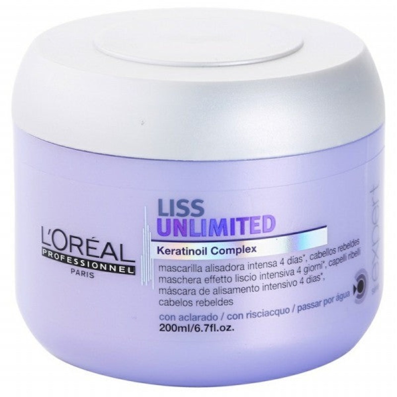 L'oreal Liss Unlimited Keratinoil Complex Mask by L'oreal 6.8 Oz. Mask For Women