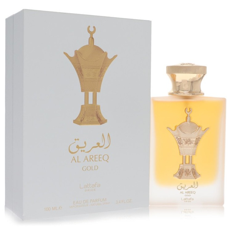 Lattafa Al Areeq Gold by Lattafa Eau De Parfum Spray (Unisex) 3.4 oz for Men - Premium Designer Fragrance