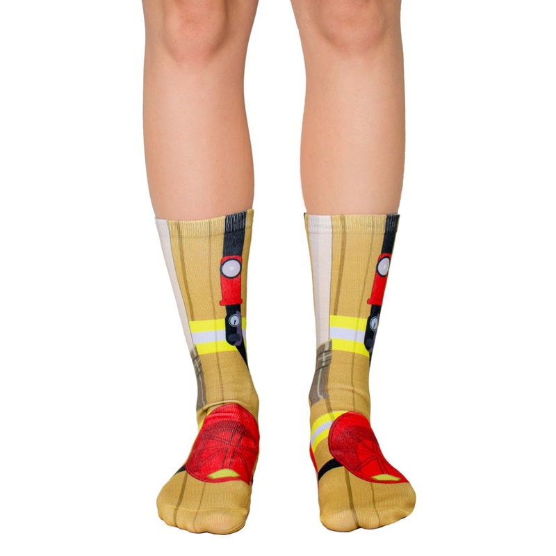 Living Royal Firefighter Crew Socks Model No. 7219C - 1 Pair