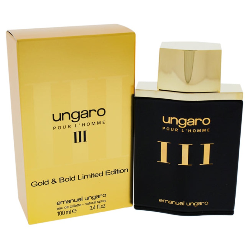 Ungaro Iii Gold And Bold Cologne 3.4 oz.