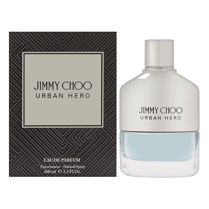 Jimmy Choo Urban Hero for Men 3 Piece Set Includes: 3.3 oz Eau de Parfum Spray + 1.0 oz Eau de Parfum Spray + 3.3 oz After Shave Balm