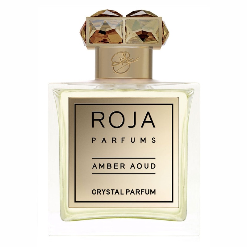 Roja Parfums Amber Aoud Crystal Parfum Unisex 5ml Atomizer Black