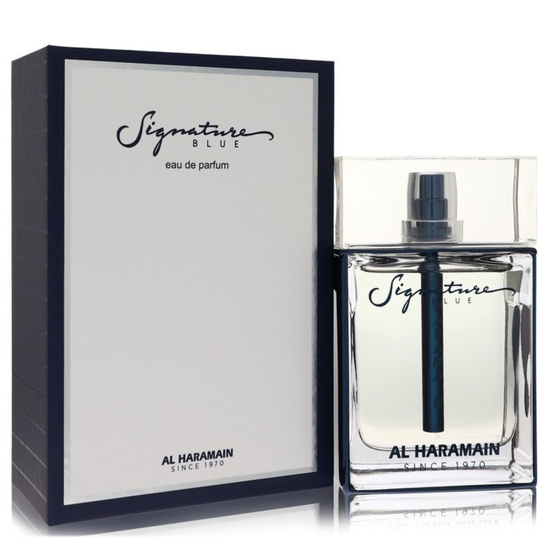 Al Haramain Signature Blue by Al Haramain Eau De Parfum Spray 3.3 oz for Men - Premium Designer Fragrance