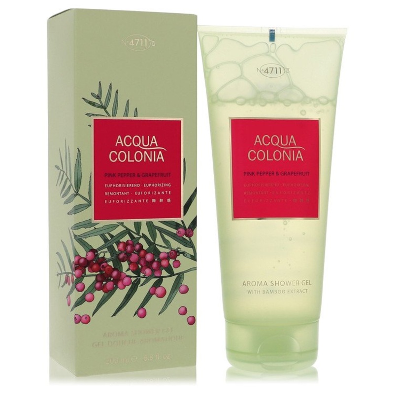4711 Acqua Colonia Pink Pepper & Grapefruit by 4711 Shower Gel 6.8 oz for Women - Premium Designer Fragrance