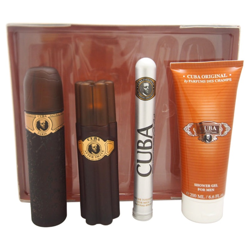 Cuba Gold by Cuba for Men - 4 Pc Gift Set 3.3 oz.