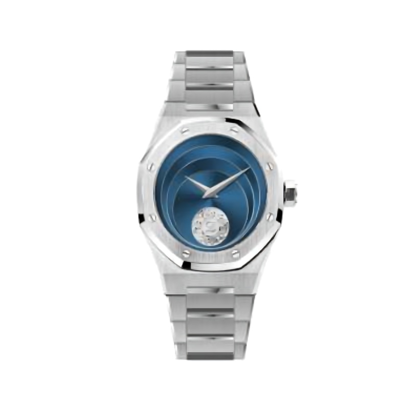 Louis Cardin 1844G Men's Watch Blue Dial (SS Band)