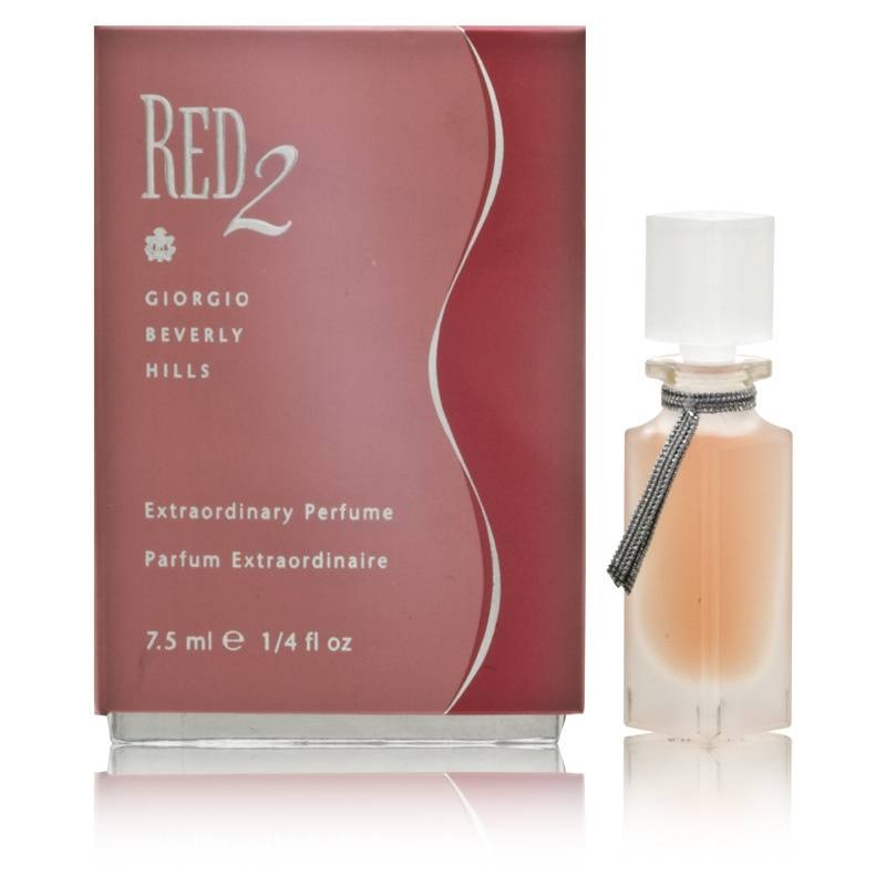 Red 2 by Giorgio Beverly Hills for Women 0.25 oz Extraordinary Parfum (Unboxed)