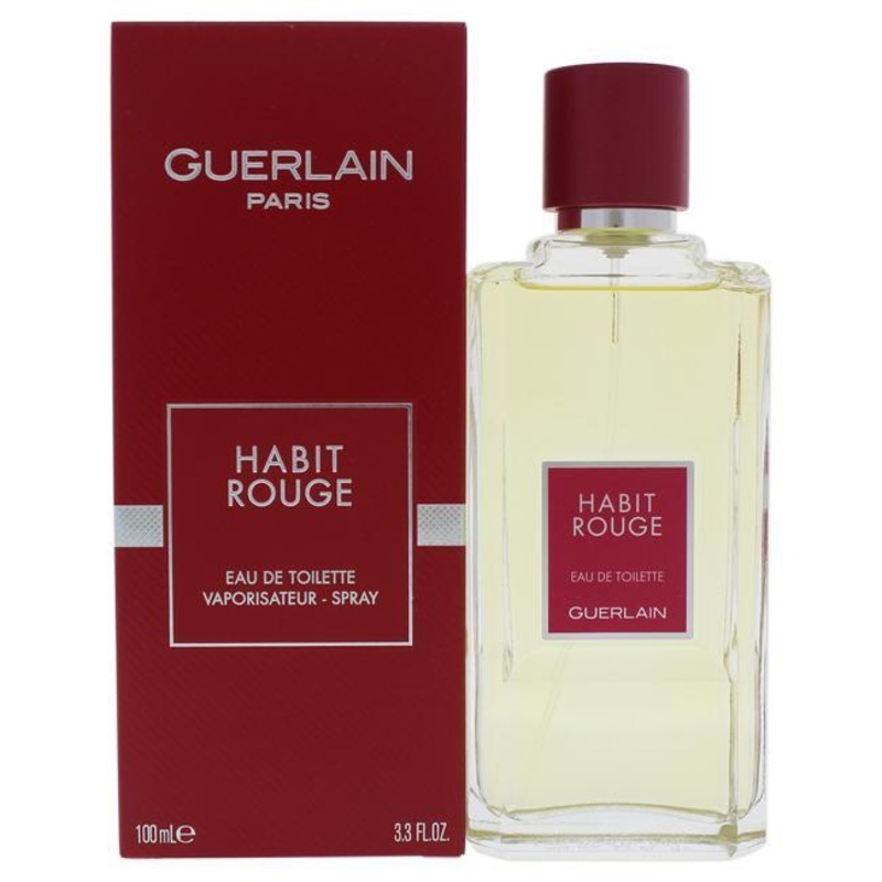 Habit Rouge Eau De Toilette 3.4 oz.