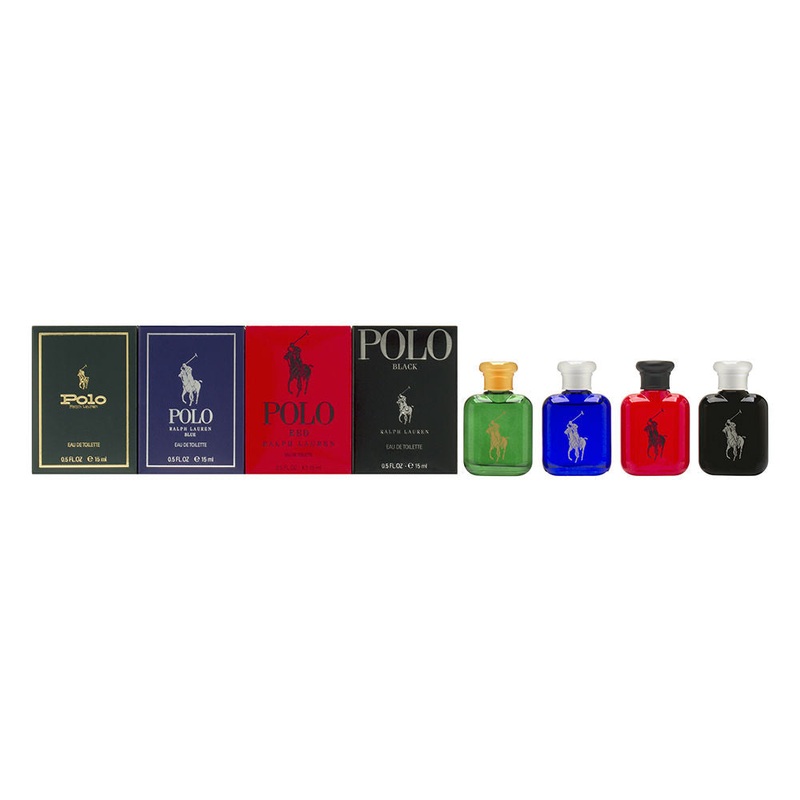 Ralph Lauren World Of Polo Miniatures Gift Set (4X 15ML) EDT Spray (Men)