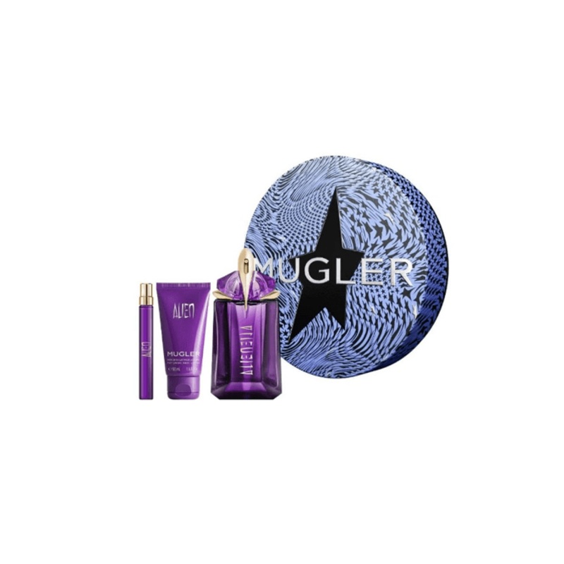 Thierry Mugler Alien Eau de Parfum Women's Gift Set Spray (60ml) with Body Lotion and 10ml EDP