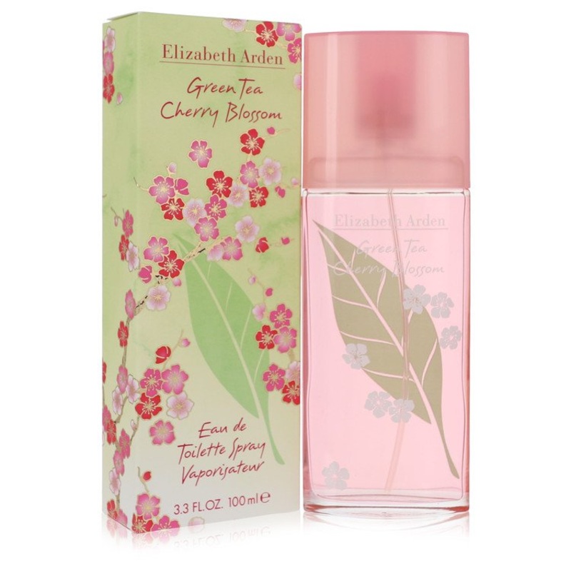 Green Tea Cherry Blossom by Elizabeth Arden Eau De Toilette Spray 3.3 oz / 100 ml for Women