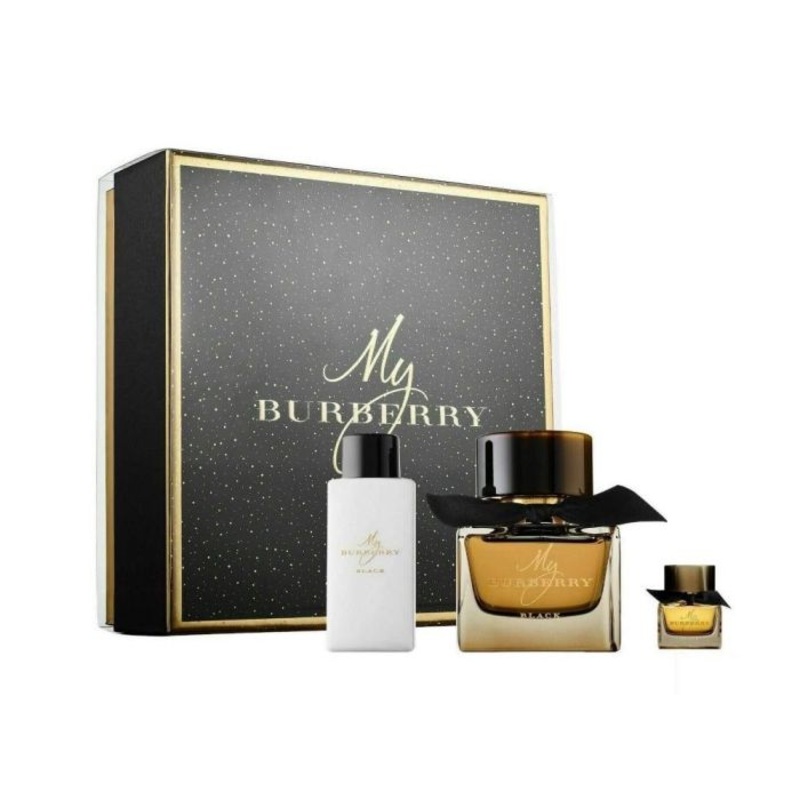 My Burberry Black 3 Piece Set by Burberry for Women