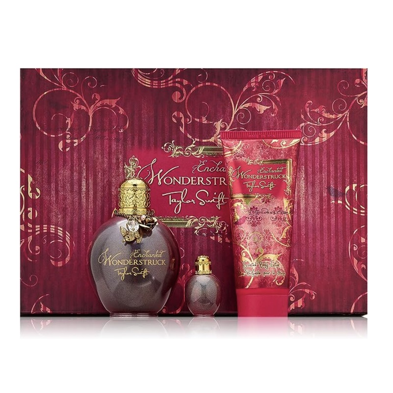 Taylor Swift Wonderstruck Enchanted 3PCS Gift Set - 100ML EDP Spray + 100ML Scented Body Lotion + 5ML EDP Spray (Women)