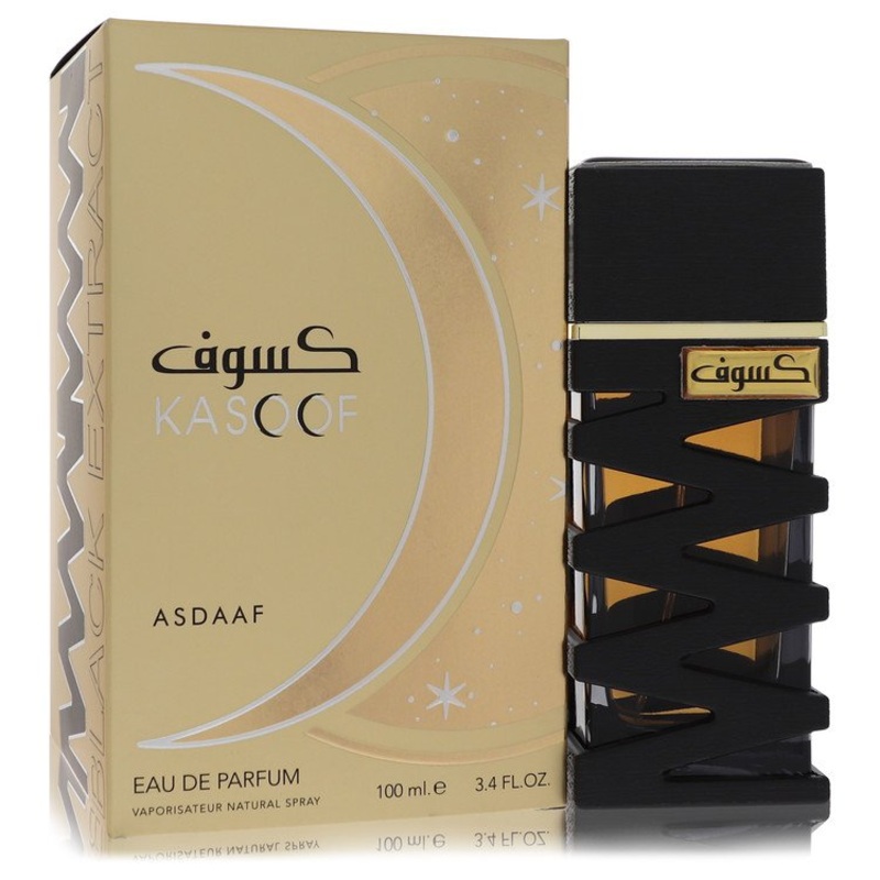 Lattafa Asdaaf Kasoof Black Extract by Lattafa Eau De Parfum Spray (Unisex) 3.4 oz for Men - Premium Designer Fragrance