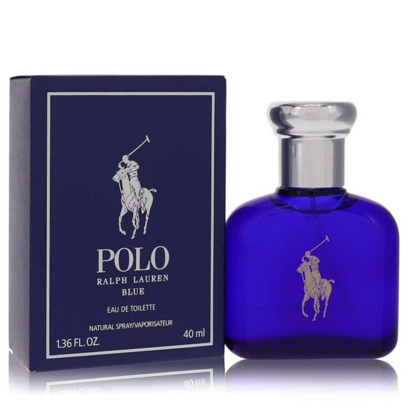 Polo Blue By Ralph Lauren 1.36 Oz Eau De Toilette Spray For Men In Box