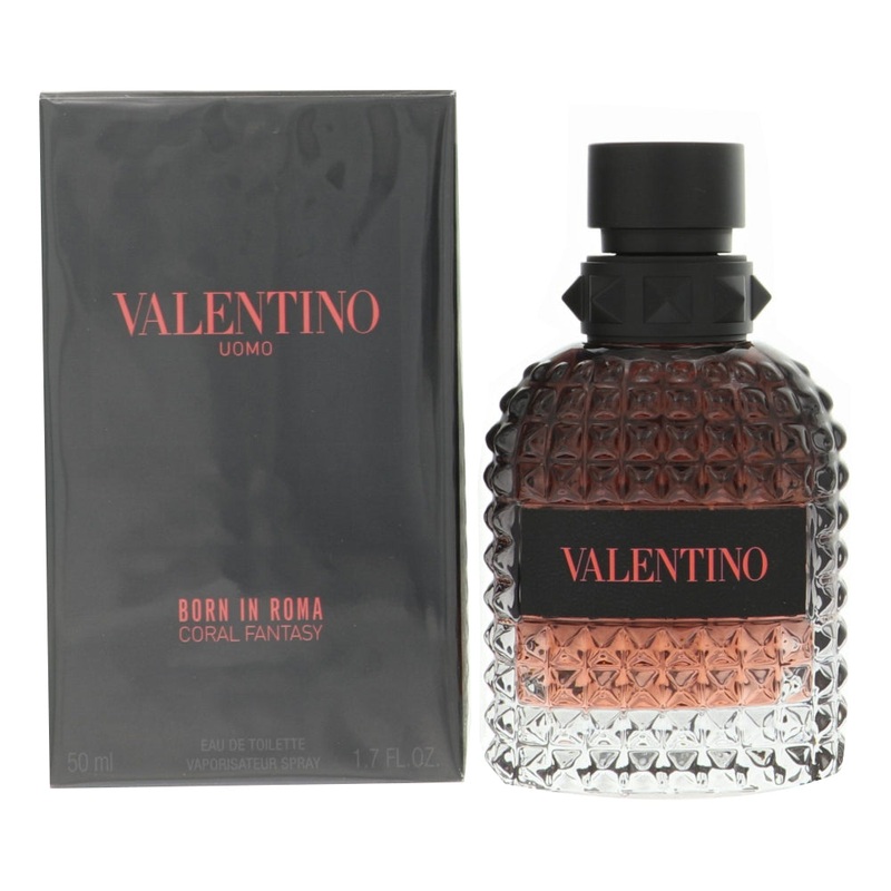 Valentino Uomo Born In Roma Coral Fantasy EDT Spray 1.7 Oz Cologne by Valentino for Men