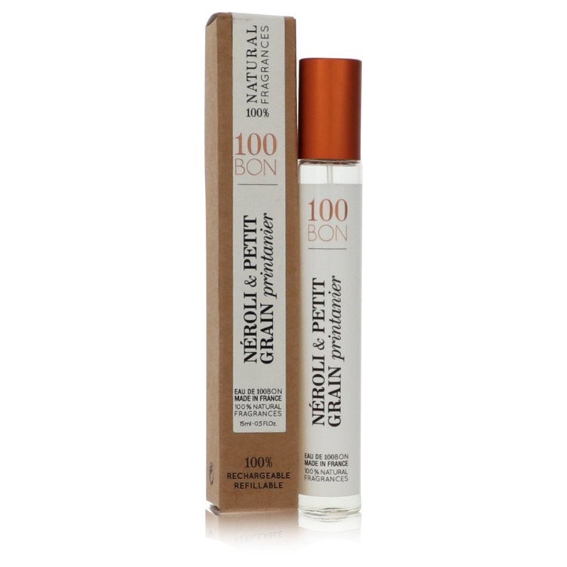 100 Bon Neroli & Petit Grain Printanier by 100 Bon Mini EDP Spray (Unisex Refillable) .5 oz / 15 ml for Men