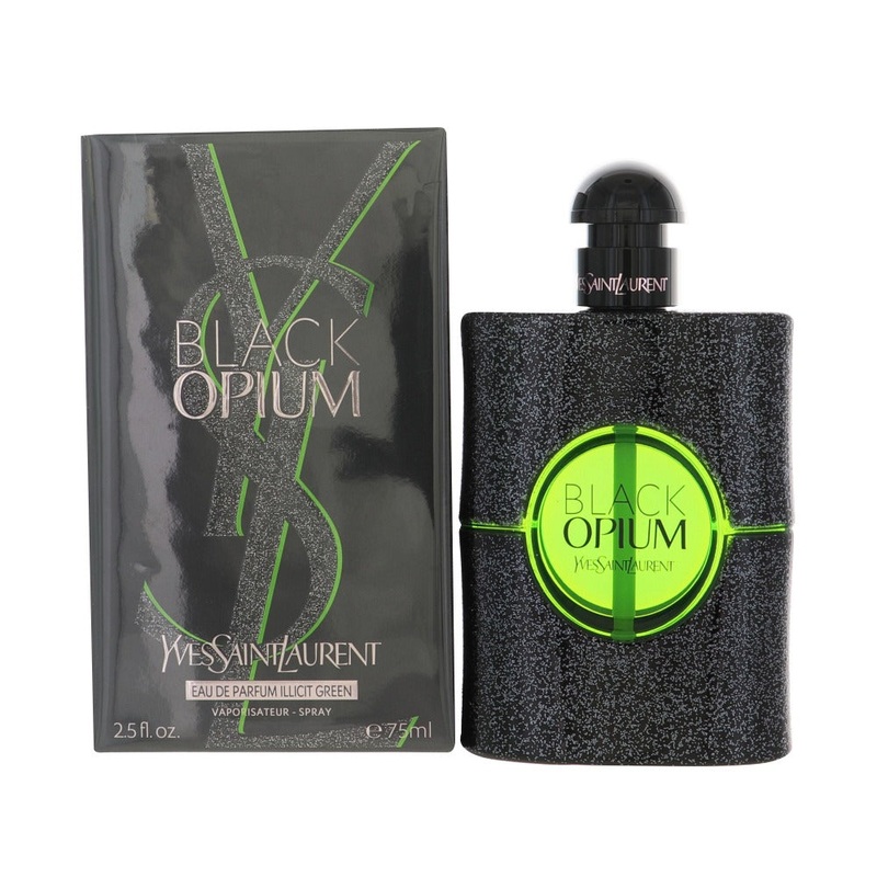 Opium Black Illicit Green By Yves Saint Laurent Perfume 2.5 Oz Edp Spray For Women - Box