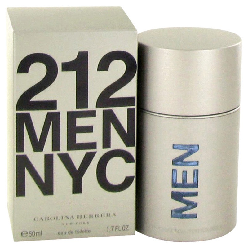 212 by Carolina Herrera For Men Eau De Toilette Spray (New Packaging) 1.7 oz