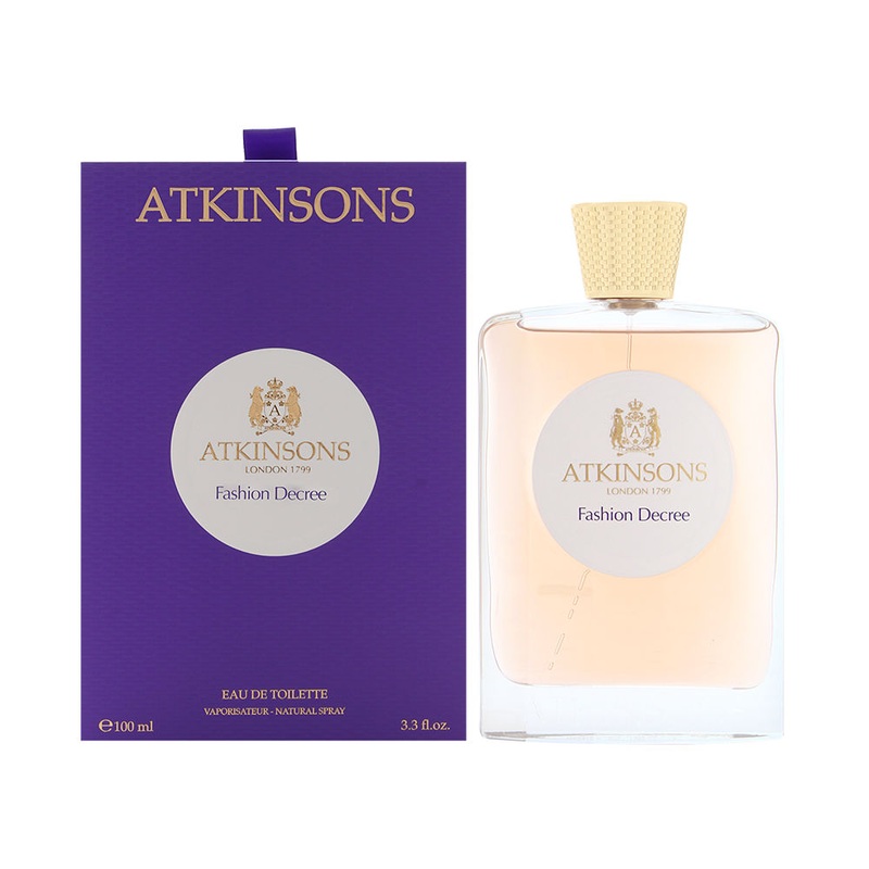 Atkinsons Fashion Decree 3.3 oz Eau de Toilette Spray