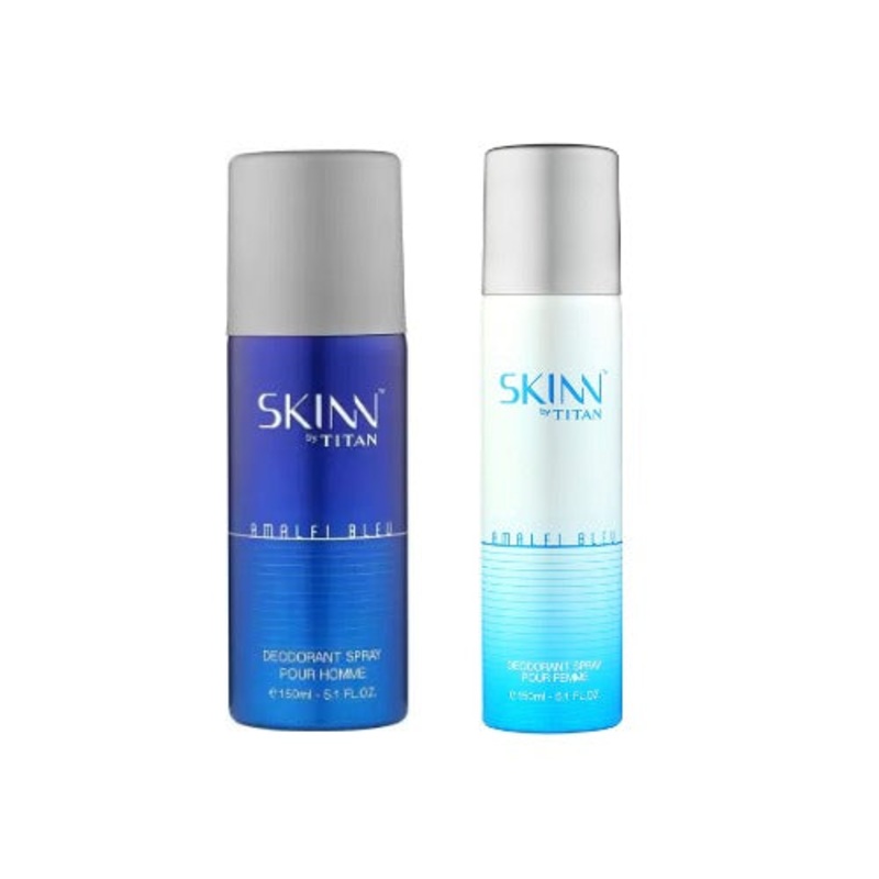 Titan Skinn Amalfi Blue Deodorant For Men & Women 150ml