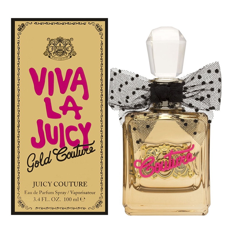 Viva La Juicy Gold Couture by Juicy Couture for Women 3.4 oz Eau de Parfum Spray