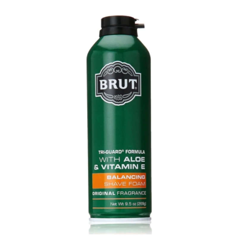 Brut Balancing Shaving Foam Original Fragrance (Green) 269 Grams (M)