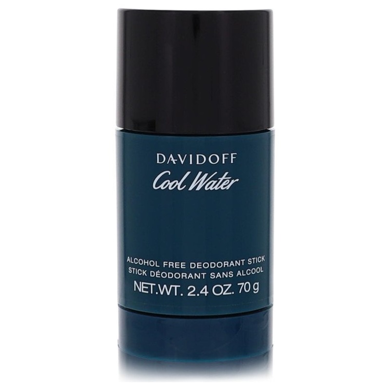 Cool Water by Davidoff Deodorant Stick (Alcohol Free) 2.4 oz for Men - Premium Designer Fragrance