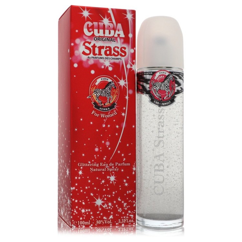 Cuba Strass Zebra by Fragluxe Eau De Parfum Spray 3.4 oz for Women - Premium Designer Fragrance