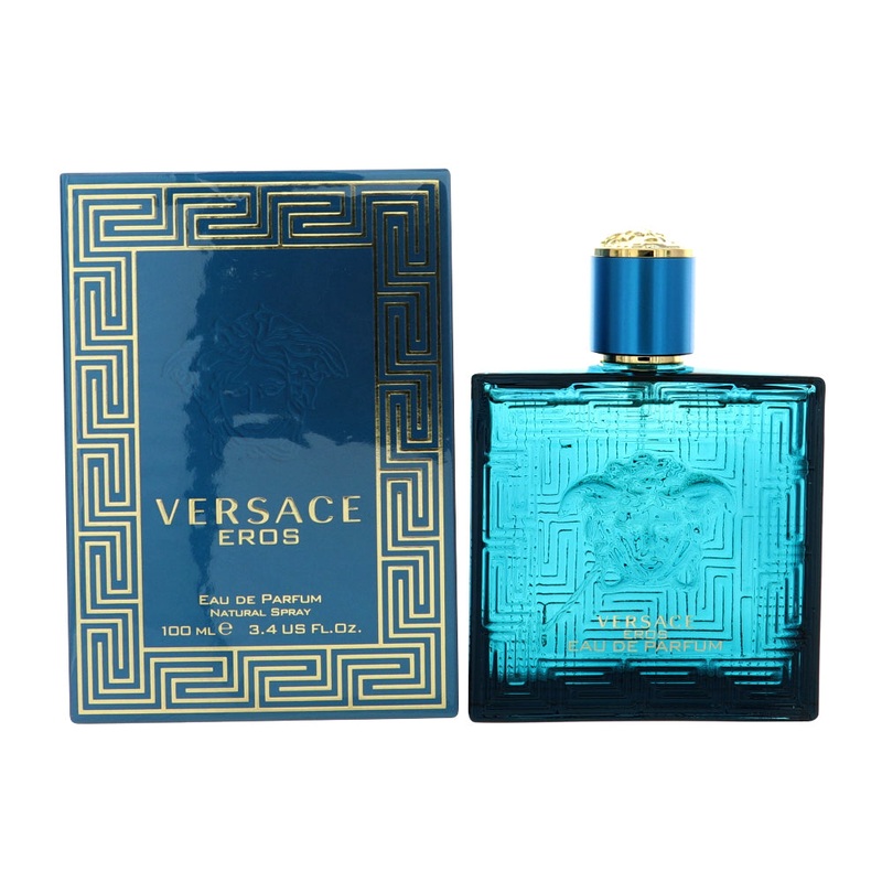 Versace Eros By Versace 3.4 Oz Eau De Parfum Spray For Men In Box