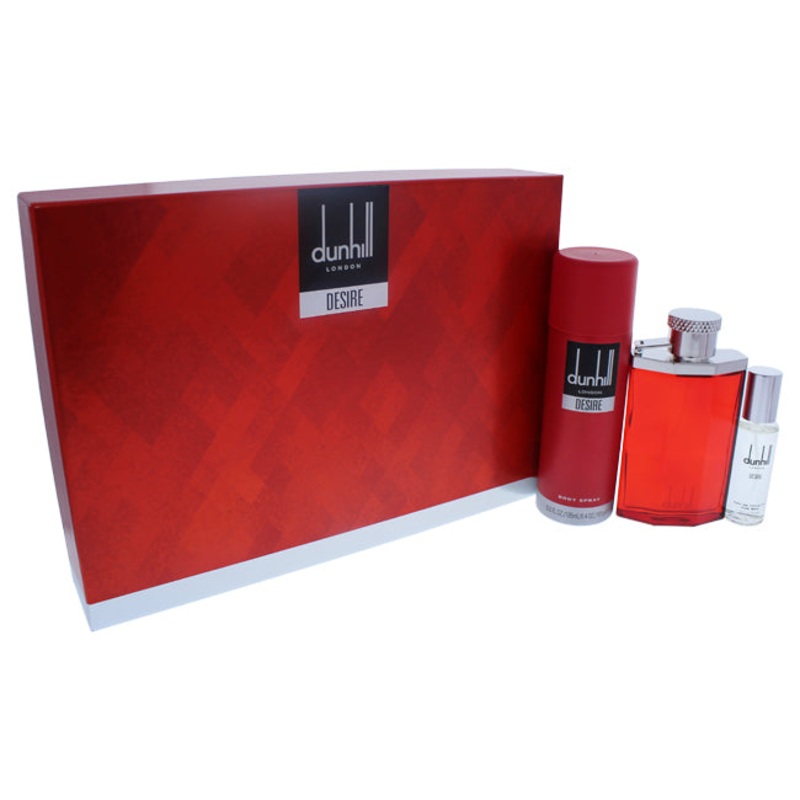 Desire by Alfred Dunhill for Men - 3 Pc Gift Set 3.4 oz.