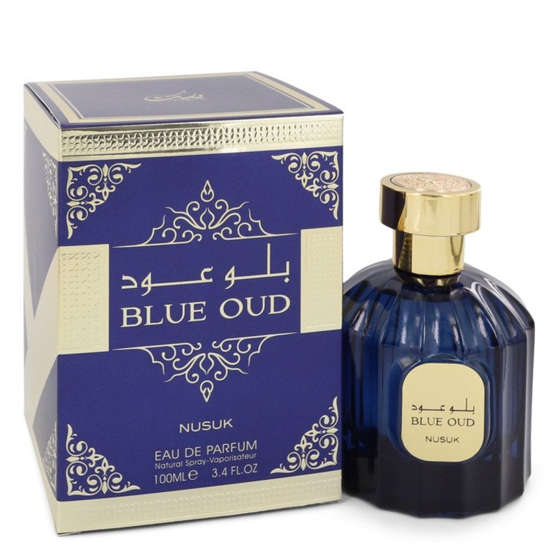 Nusuk Blue Oud by Nusuk For Women Eau De Parfum Spray (Unisex) 3.4 oz