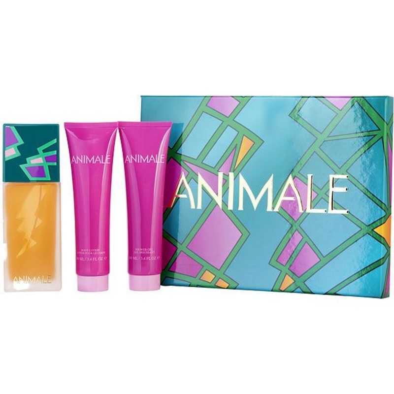 Animale Eau de Parfum Gift Set for Women (3PC) 100mL + Body Lotion 100mL + Shower Gel 100mL