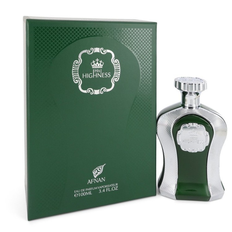 His Highness Green by Afnan For Men Eau De Parfum Spray (Unisex) 3.4 oz