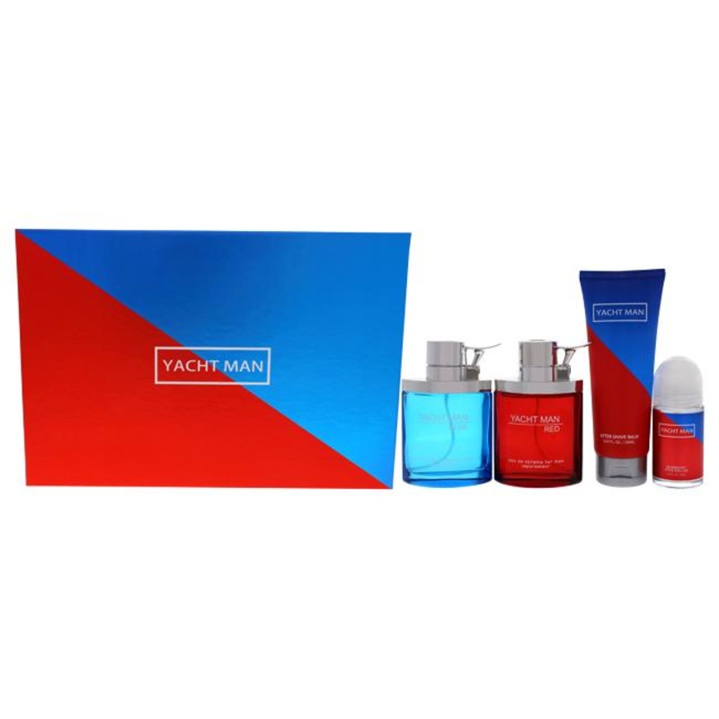 Yacht Man Blue And Yacht Man Red GIft Set 3.4 oz.