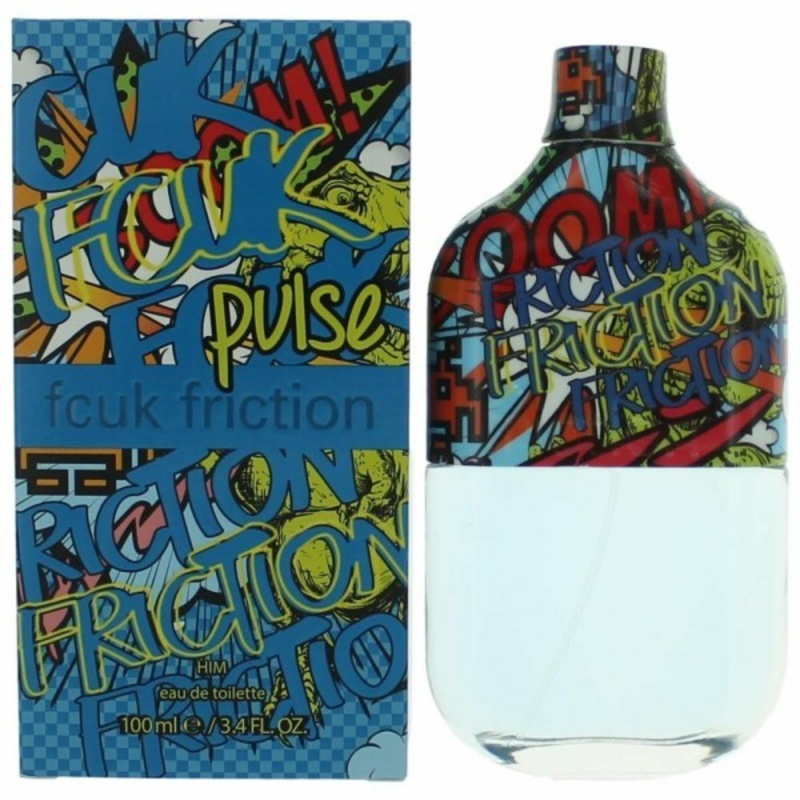 FCUK Friction Pulse for Him by Fcuk 3.4 Oz. Eau De Toilette For Men