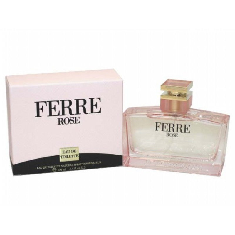 Ferre Rose by Gianfranco Ferre 3.4 Oz. Eau De Toilette For Women