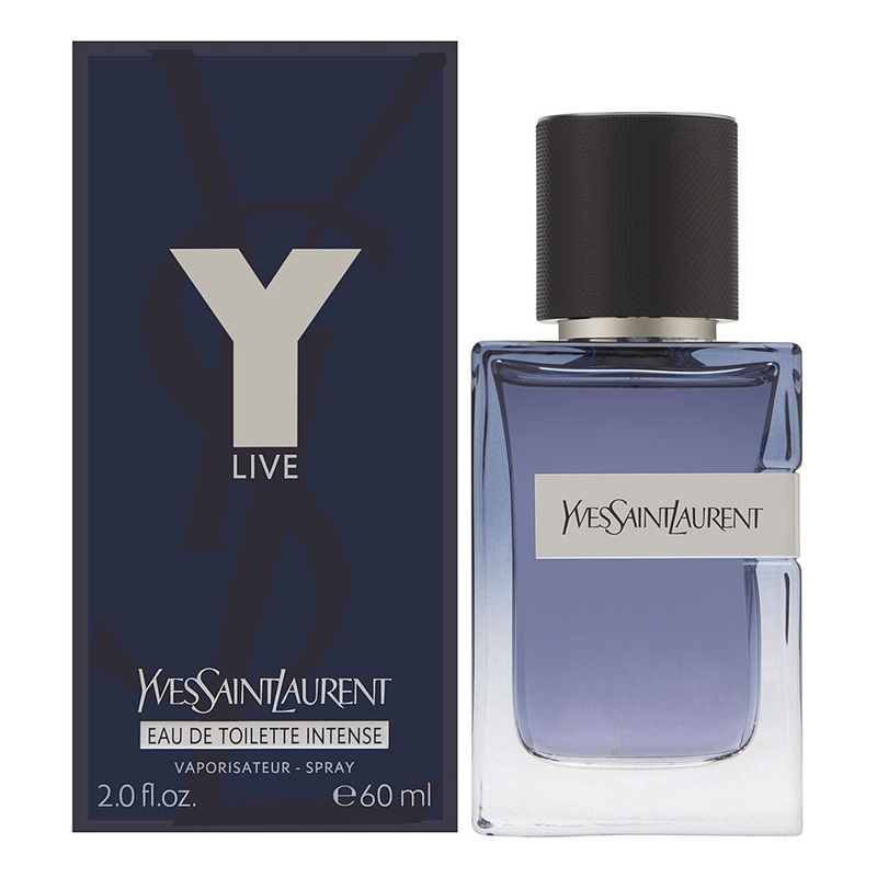 Y Live by Yves Saint Laurent for Men 2.0 oz Eau de Toilette Intense Spray