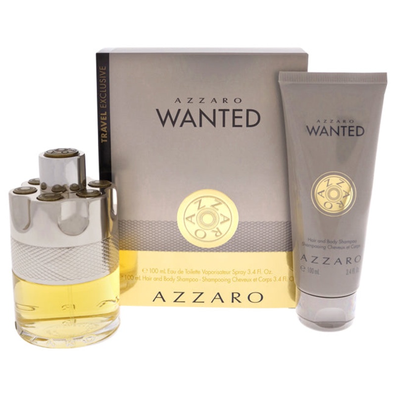 Azzaro Wanted by Azzaro for Men - 2 Pc Gift Set 3.4 oz.
