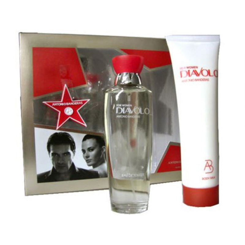 Diavolo Gift Set by Antonio Banderas 2 Piece Gift Set: 3.4 Oz Eau De Toilette Spray + 3.4 Oz After Shave Balm. For Men