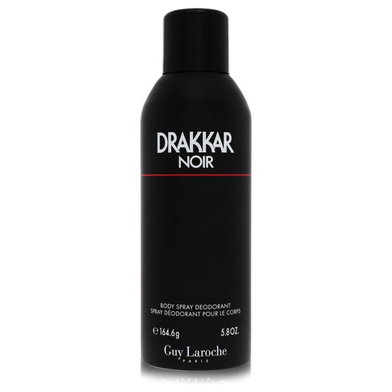 Drakkar Noir by Guy Laroche Deodorant Body Spray 5.8 oz for Men - Premium Designer Fragrance
