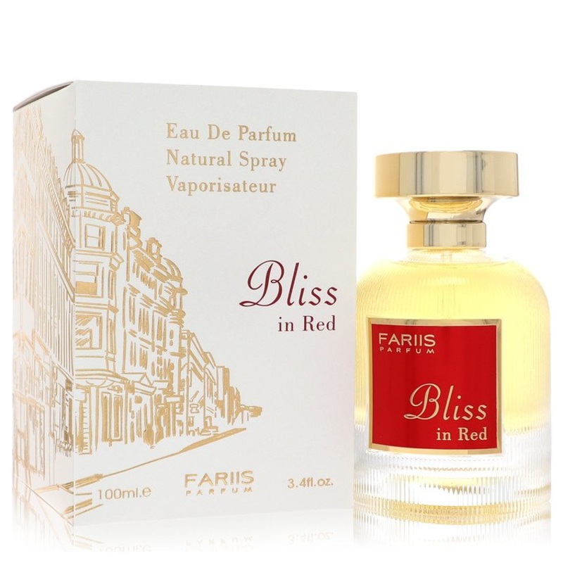 Fariis Bliss In Red by Fariis Parfum Eau De Parfum Spray (Unisex) 3.4 oz for Women - Premium Designer Fragrance